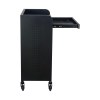 Fusion PLUS Black 4 Drawer Hairdressing Beauty Trolley - Black - Click'n Clean Castor Wheels - Image 7
