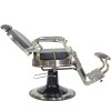 Havana Barber Chair - Antique Frame - Black Upholstery - Image 3