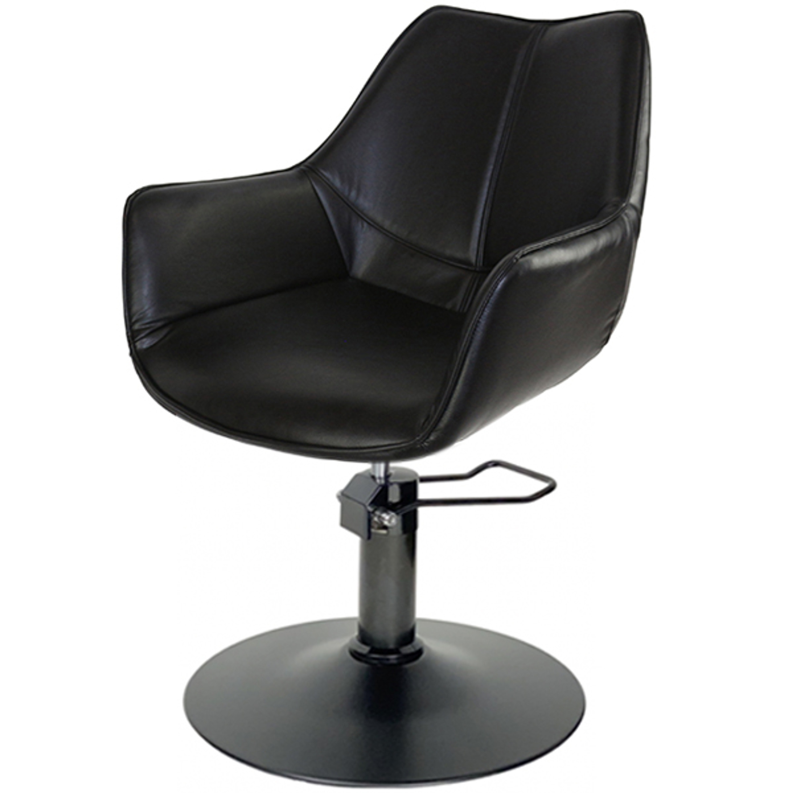 kate_blk_Black_Disc__99703 Kate Styling Chair - Black - Image 1