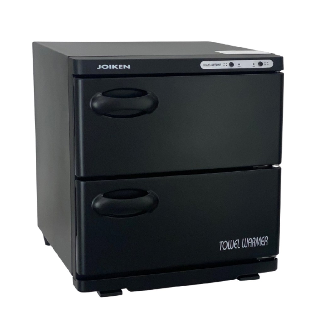 twin towel warmer black