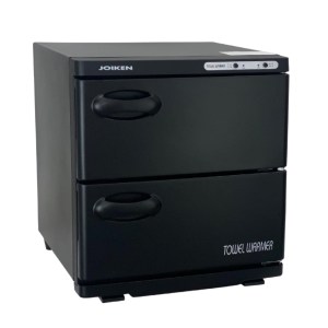 twin towel warmer black