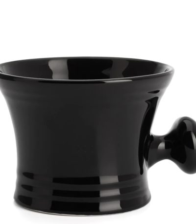 Black Shaving Bowl with Handle