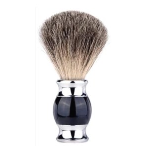 Black/Chrome Shaving Brush