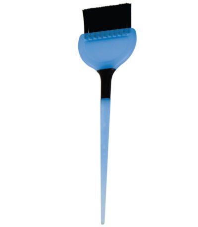 Plastic Fluro Grip Blue Tint Brush