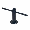 cross footrest black