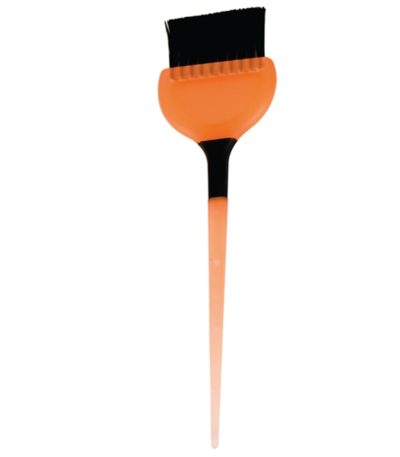 Plastic Fluro Grip Orange Tint Brush