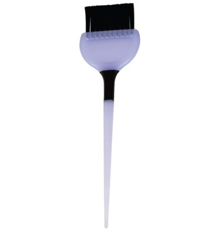 Plastic Fluro Grip Purple Tint Brush