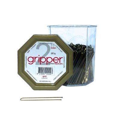 Gripper 50mm GOLD Ripple Pins