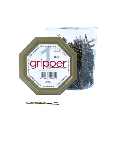 Gripper 40mm GOLD Bobby Pins