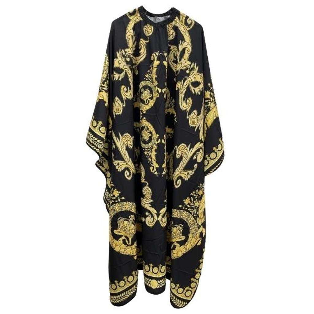 Persian Cutting Cape - Black/Gold
