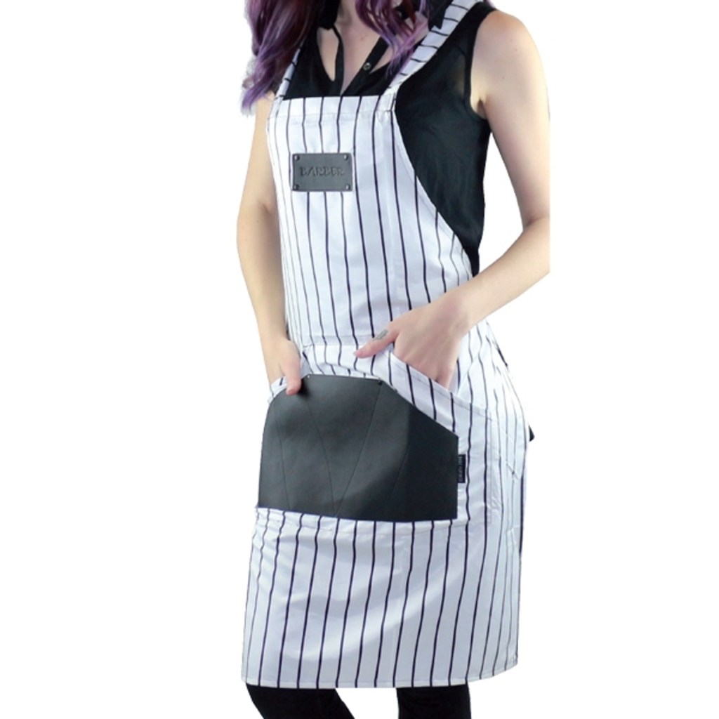 Pinstrip Barber Apron