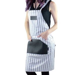 Pinstrip Barber Apron