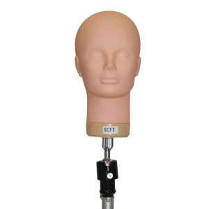 Soft Bald Mannequin Head