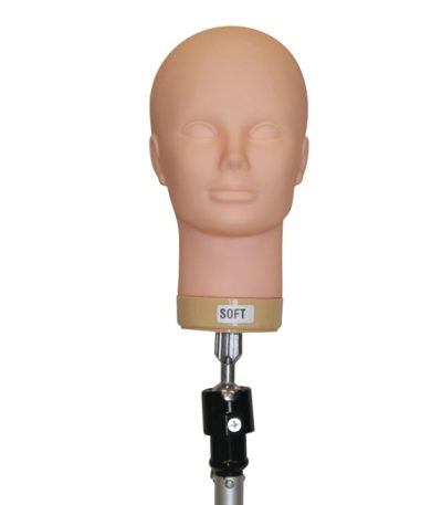 Soft Bald Mannequin Head