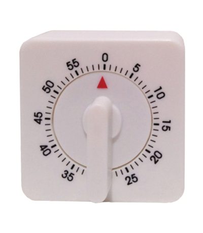 60 Minute White Bell Timer