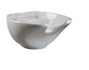 Coral Ceramic Basin - White