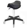 Brumby Stool - Black Base - Click'n Clean Castor Wheels