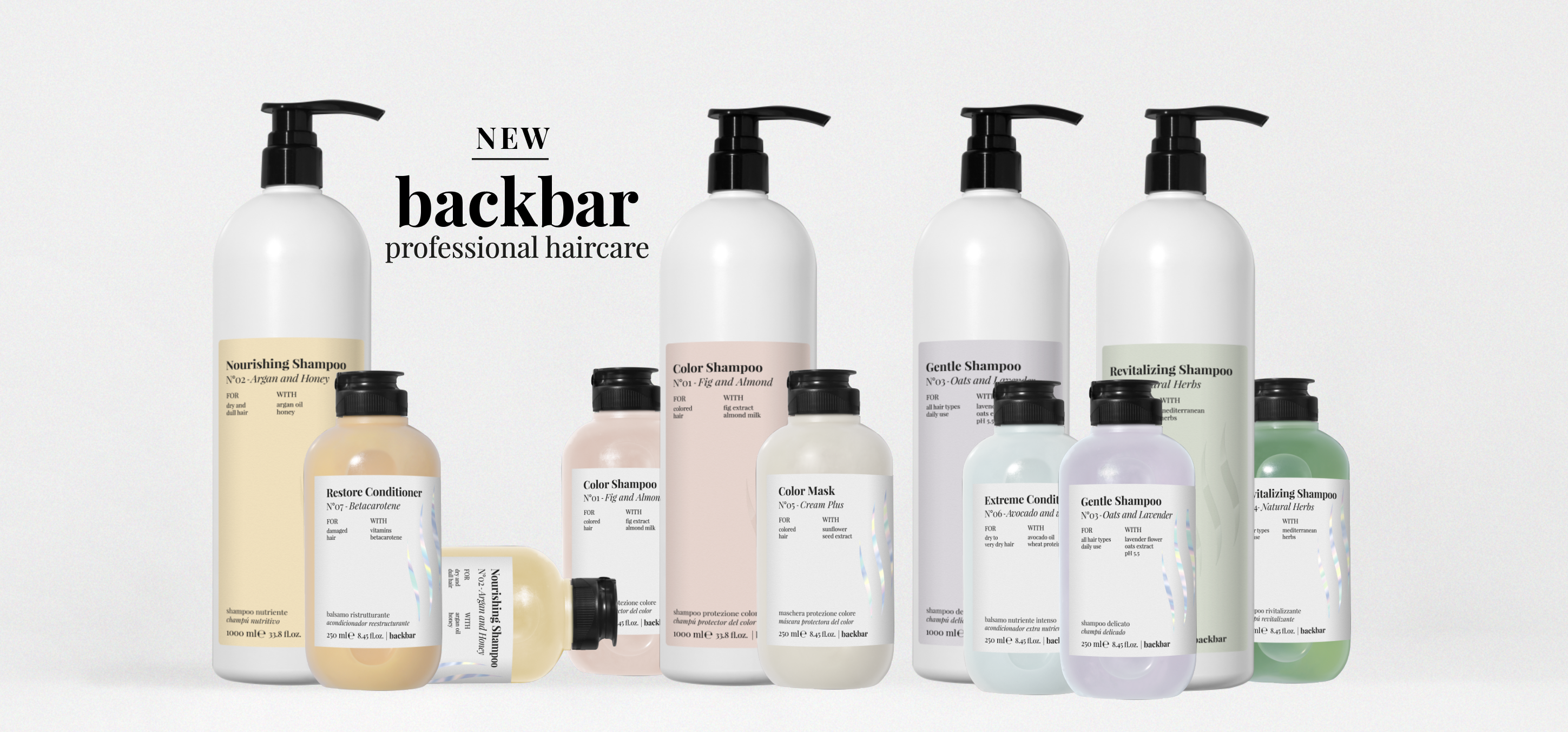 Farmavita Back Bar, Back Bar haircare range, Farmavita Backbar products, Professional back bar shampoo, Back bar salon treatments