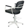 Chelsea Black Upholstery - White Frame Styling Chair - Hydraulic - Image 10