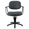 Chelsea Black Upholstery - Black Frame Styling Chair - Hydraulic - Image 5