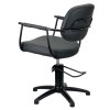 Chelsea Black Upholstery - Black Frame Styling Chair - Hydraulic - Image 2