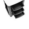 Muse Manicure Table - White/Black - Image 5