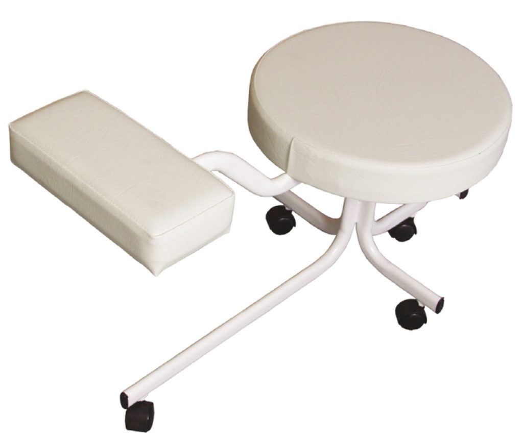 pedicure stool white