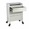 Fusion PLUS White 4 Drawer Hairdressing Beauty Trolley - Click'n Clean Castor Wheels - Image 3