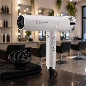 Pro-One Aerolite Hairdryer - Pearl White