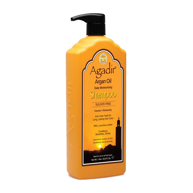 AO07 Agadir Argan Oil Daily Moisturizing Shampoo 1 Litre - Image 1
