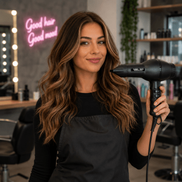 Italian professional hair dryer