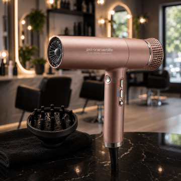 Pro one aerolite hairdryer gold