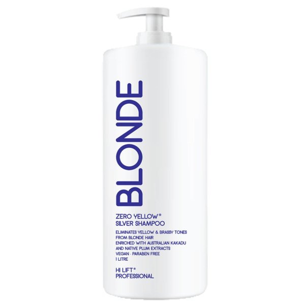 Hi Lift Blonde Zero Yellow Silver Shampoo 1 litre